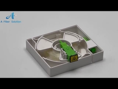 1 Core ABS FTTH Fiber Optic Terminal Box Tak Terlihat Untuk Soket Dinding