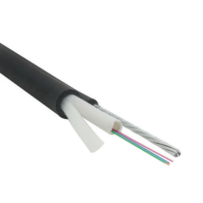 Kabel Serat Optik Luar Ruangan GJYXC8H 8 Kekuatan FRP G.652D LSZH 12 Core Single Mode
