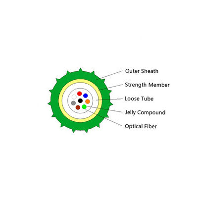 Kabel Serat Optik Micro G652D 2 Core Single Mode Diameter 3mm