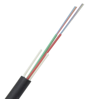 12 Inti 24 Kabel Serat Optik Inti Dengan Dua Tabung Longgar Selubung FRP LSZH