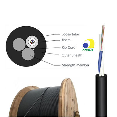OM1 Single Mode Fiber Optic Cable Kekuatan FRP Untuk Outdoor