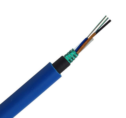 12 Core Single Mode Kabel Serat Optik Tahan Api Untuk Penambangan