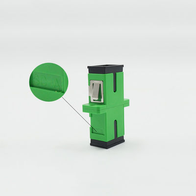 SC Ke SC Fiber Optic Adapter Coupler Dengan Lengan Perunggu Keramik