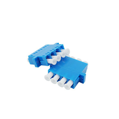 Adaptor Serat Optik Khusus 4 Port LC APC Dengan Flange OEM