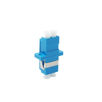 Adaptor Dupleks LC Serat Optik FTTH Dengan Lengan Perunggu Flange