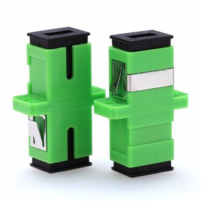 SC APC UPC SM SX Adaptor Serat Optik Dengan Lengan Perunggu Fosfor OEM
