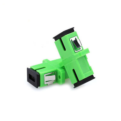 SC APC UPC SM SX Adaptor Serat Optik Dengan Lengan Perunggu Fosfor OEM