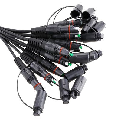 Single Tube Singlemode FTTH Solution Cable OptiTap To SC APC Jumper Type