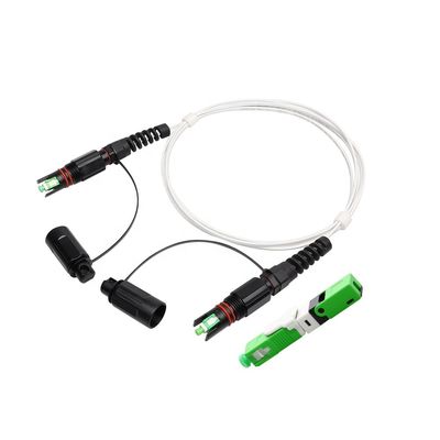 Solusi FTTH Tahan Air SC APC Diperkuat Dengan Konektor Optitap H