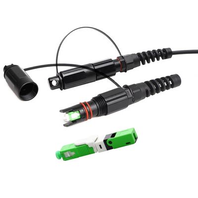 Adaptor Solusi FTTH yang Diperkuat Tahan Lama Untuk Konektor Cepat SC