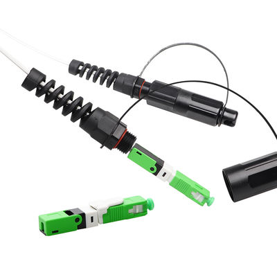 IP68 Waterproof Fiber Optic Connector Single Mode Untuk FTTA tahan lama