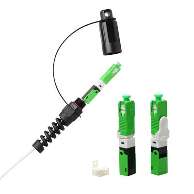 IP68 Waterproof Fiber Optic Connector Single Mode Untuk FTTA tahan lama
