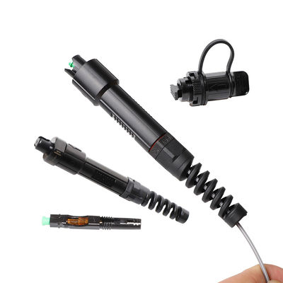 Konektor Optik Mini SC yang Disesuaikan IP68 Tahan Air Diperkuat