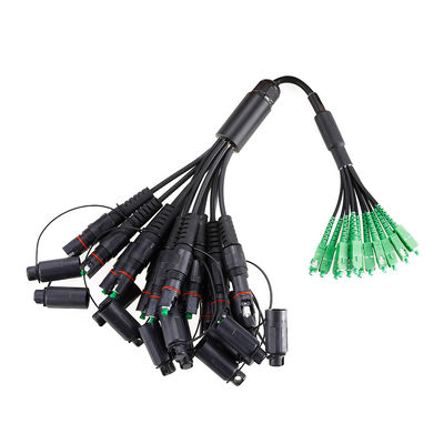 IP68 Waterproof Ftth Drop Cable Kompatibel dengan Konektor optitap