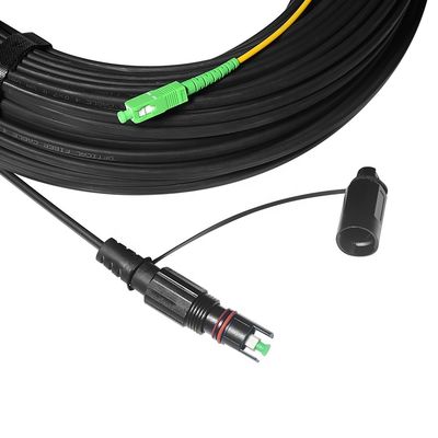 Kabel Drop Optitap Pre Connectorized Hardened Singlemode 50FT 100FT Panjang