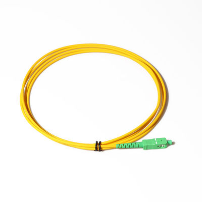 Kabel Patch Kabel Serat G657a2 Putih SC APC Ke SC APC Singlemode 3m