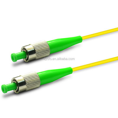 FC APC Single Mode Fiber Patch Cord, Kabel Jumper Serat Optik FTTH