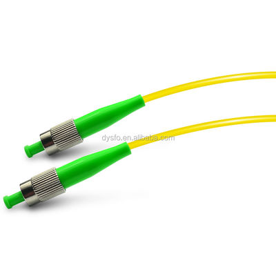FC APC Single Mode Fiber Patch Cord, Kabel Jumper Serat Optik FTTH