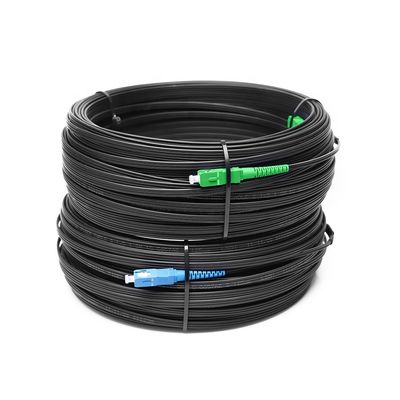 Kabel Jatuhkan Jumper Luar Ruangan FTTH, Kabel Patch Serat Optik G657A