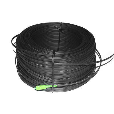 Kabel Drop Serat Optik SC APC UPC FTTH G657A G652D Simplex Rangkap