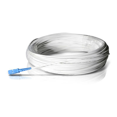 Kabel Drop Serat Optik SC APC UPC FTTH G657A G652D Simplex Rangkap