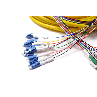 SC LC Rakitan Kabel Serat Pra Terminasi Single Mode Tipe 9/125