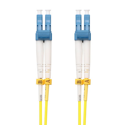3m Outdoor LC LC Fiber Patch Cord Warna Kuning Untuk CATV LAN MAN