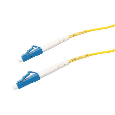 3m Outdoor LC LC Fiber Patch Cord Warna Kuning Untuk CATV LAN MAN