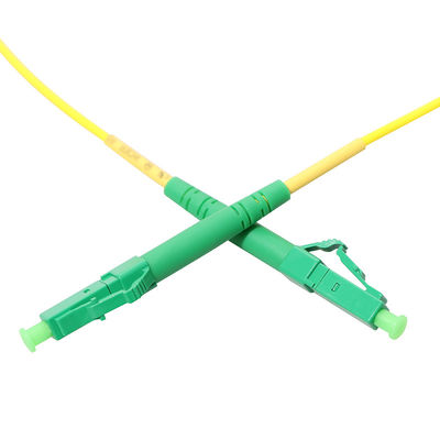 LC APC Kabel Patch Kabel Fiber Single Mode Dengan Diameter 1.2mm 1.6mm