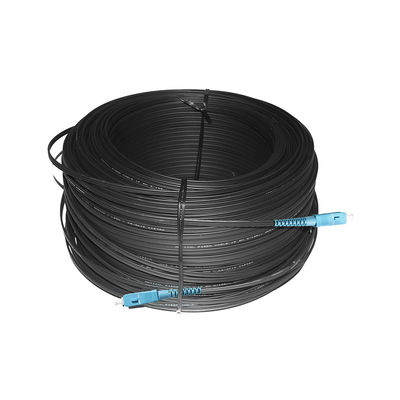 SC UPC SC APC Kabel Patch Kabel Serat, Jumper FTTH Kabel Drop Luar Ruangan G657A