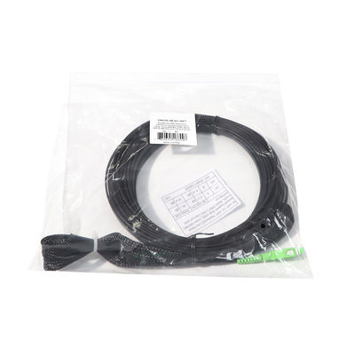 Sc Upc Sc APC Kabel Jumper Serat Optik, Kabel Jatuhkan 1 Inti G657b3 Dengan Menarik Mata