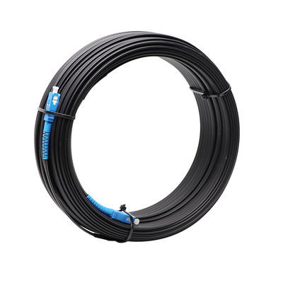 Kabel Jatuhkan Serat Optik 150m, Kabel Patch SC Ke SC G.657A Untuk Luar Ruangan