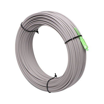 SC PC APC Pigtail Fiber Optical Drop Cable GJYXFCH Tipe Kekuatan FRP
