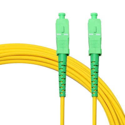 3 Meter SC APC Patch Cord Single Mode Simplex 9/125 Lapis Baja