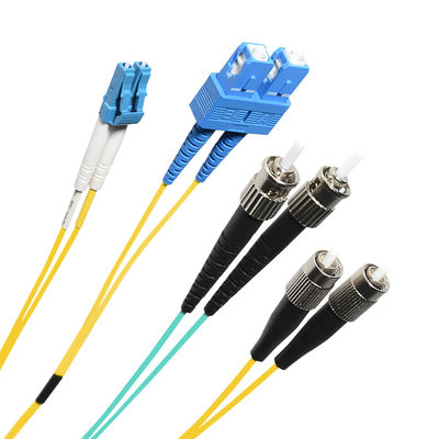 Kabel Fiber FTTH Patch Cord UPC APC Dengan Konektor MTRJ MU DIN