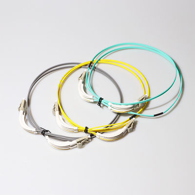 2.0mm 3.0mm SC LC Fiber Patch Cable Dengan 90 Derajat Flex Angled Boot