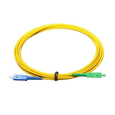 SC APC - SC APC Kabel Patch Kabel Serat Single Mode G657A 9/125 Simplex Rangkap