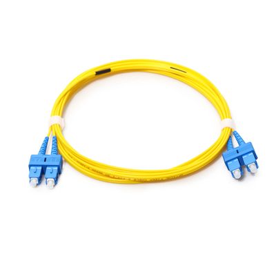 SC APC - SC APC Kabel Patch Kabel Serat Single Mode G657A 9/125 Simplex Rangkap