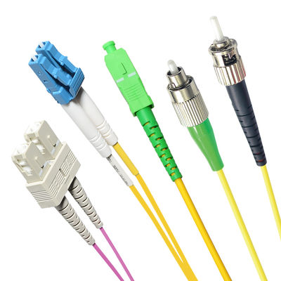 Rakitan Kabel Serat G652D, Kabel Patch Serat Optik SM UPC APC Untuk Jaringan CATV