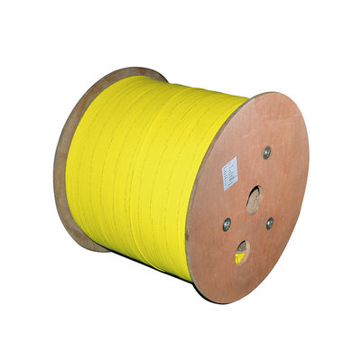 G652D SM Fiber 3mm Single Core Simplex Kabel Serat Optik Dalam Ruangan GJFJV