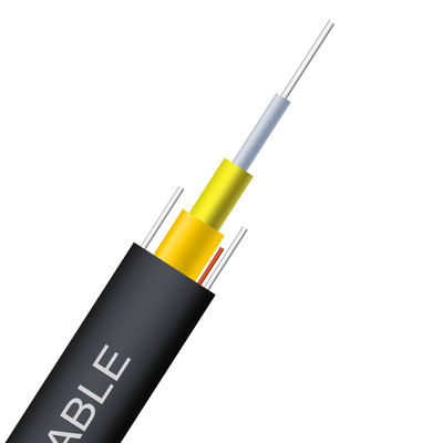 1 core Toneable G657A1 G657A2 G657A3 FTTP Tight Buffered Indoor/Outdoor Drop Cable untuk telekomunikasi, Flat Drop Cabl