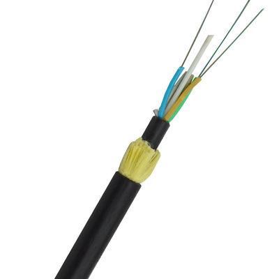 Kabel Serat Optik Adss 2 4 8 24 48 96 Core 12 Fiber G652D Single Mode Aerial Dark Optical Fiber Cable ADSS Outdoor