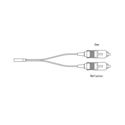 Filter Serat Optik PWDM SC APC 1550nm Bahan ABS Pasif
