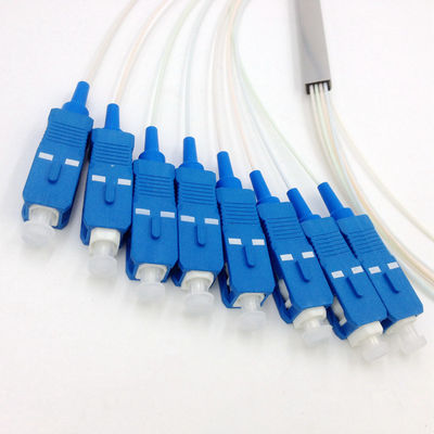 1 Meter Serat Optik Mini PLC Splitter 1x8 Dengan Konektor SC UPC