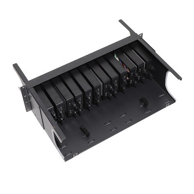 Fiber Optic MPO Patch Panel HD 1U 2U 4U Dengan 72 Port 64 Port 48 Port