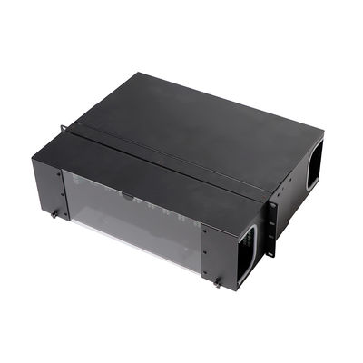 Fiber Optic MPO Patch Panel HD 1U 2U 4U Dengan 72 Port 64 Port 48 Port