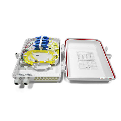 Kotak Distribusi Inti FTTH 16, Kotak Penyambungan Serat Optik Plastik IP66 Tahan Air