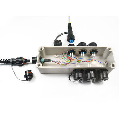 IP67 Waterproof FTTA Fiber Optic Box Outdoor Dengan SC ODVA MPO Connector