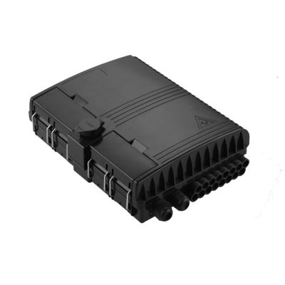 Kotak Terminal Serat Optik IP65, Kotak Kabel Jatuhkan FTTH Warna Hitam