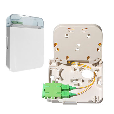 FTTH 1 Port Fiber Optic Terminal Box Tipe Mini SC Untuk Panel Soket Dinding